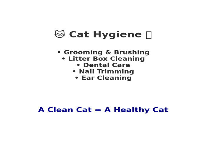 10 Essential Cat Hygiene Tips for a Healthier & Happier Feline 3 10 Essential Cat Hygiene Tips for a Healthier & Happier Feline