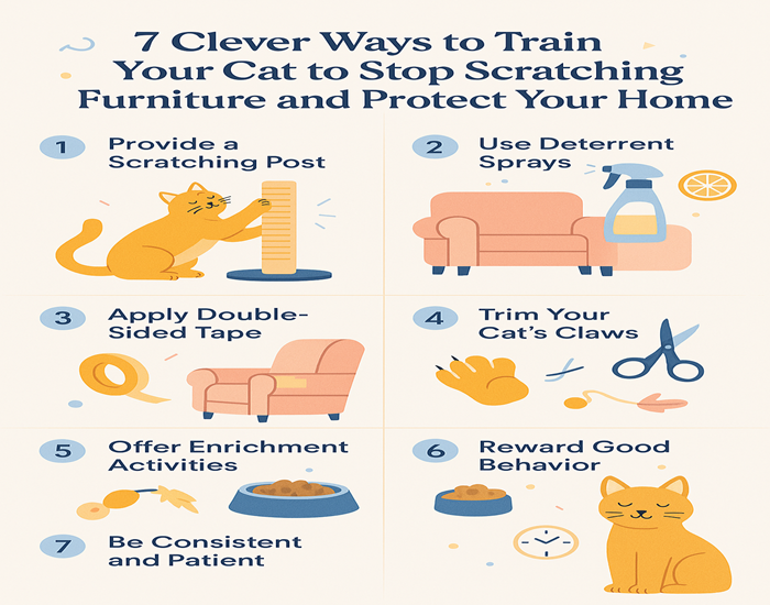 Train Your Cat to Stop Scratching Furniture: 7 Clever Ways 3 7 Clever Ways to Train Your Cat to Stop Scratching Furniture and Protect Your Home